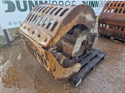 Lot 287 - Hydraulic Rotating Selector Grab 65mm Pin to suit 13 Ton Excavator