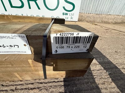 Lot 90 - Tanalised Timber 75mm x 225mm x 6100mm (12 Of)
