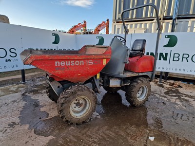 Lot 182 - 2006 Wacker Neuson 1501 1.5 ton High Tip Dumper, Folding Roll Bar