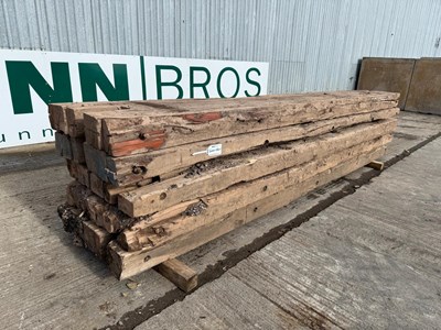 Lot 73 - Used 5M x 1M Wooden Bog Mats (5 Of)