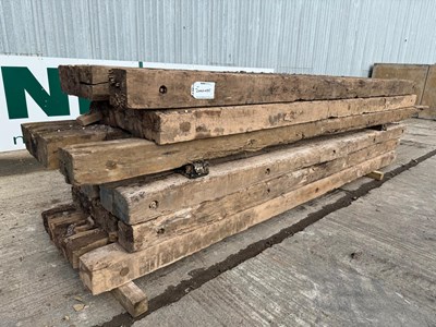 Lot 79 - Used 5M x 1M Wooden Bog Mats (6 Of)