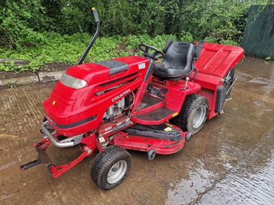 Lot Countax D18-50 Diesel Ride on Lawnmower, Hydraulic Tipping Grass Collector, Front Plough Bracket