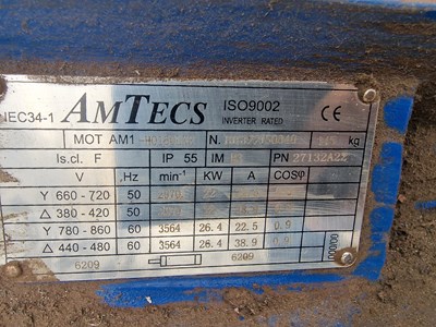 Lot AmTecs 400Volt Motor