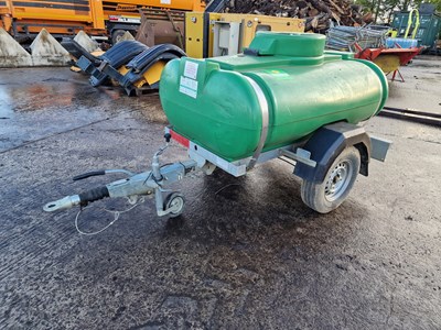 Lot 2016 Trailer Engineering 1100Ltr Single Axle Plastic Water Bowser