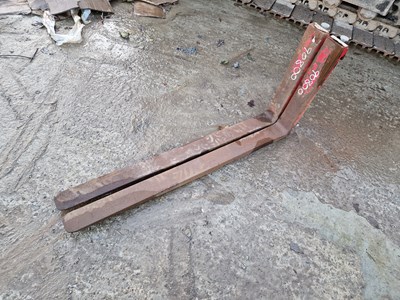 Lot 3'6" Pallet Forks to suit Forklift (2 of)