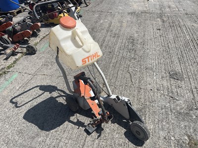 Lot Stihl Petrol Quick Cut Saw Trolley