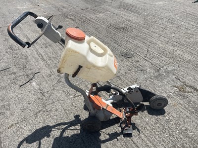 Lot Stihl Petrol Quick Cut Saw Trolley