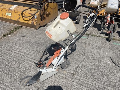 Lot Stihl Petrol Quick Cut Saw Trolley