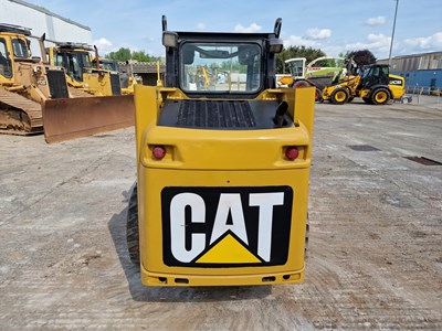 Lot 2012 CAT 216B3 Skidsteer Loader, Piped, Bucket