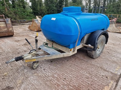 Lot 2014 Trailer Engineering Single Axle Plastic Water Bowser, Dust Suppression Bar