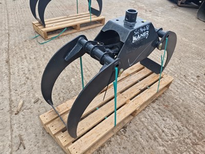 Lot Unused Haner HWG100 Hydraulic Rotating Log Grab to suit Crane