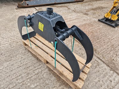 Lot Unused Haner HWG100 Hydraulic Rotating Log Grab to suit Crane