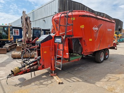 Lot 103 - 2015 Kuhn Euromix 1 Twin Axle Draw Bar PTO Driven Diet Feeder