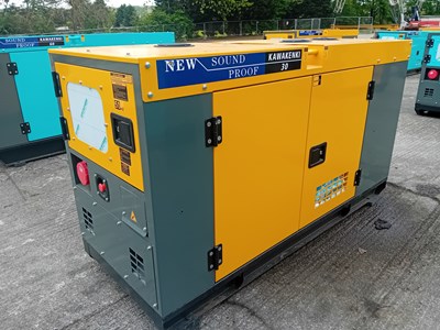 Lot 516 - Unused 2023 Kawakenki KK30-III-SSS 30KvA Generator