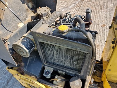 Lot 2000 Bomag BW80ADH-2 Double Drum Vibrating Roller, Roll Bar, 800mm Drum