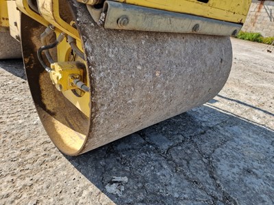Lot 2000 Bomag BW80ADH-2 Double Drum Vibrating Roller, Roll Bar, 800mm Drum