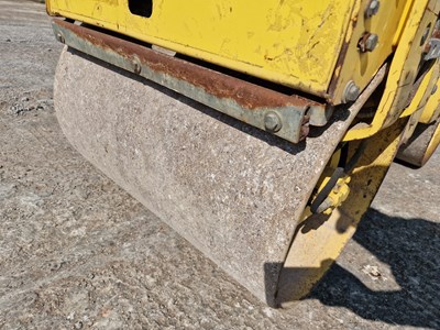 Lot 2000 Bomag BW80ADH-2 Double Drum Vibrating Roller, Roll Bar, 800mm Drum