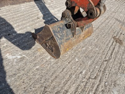 Lot 2018 Kubota K008-3 Rubber Tracks, Blade, Offset, Piped, Expanding Undercarriage, Roll Bar