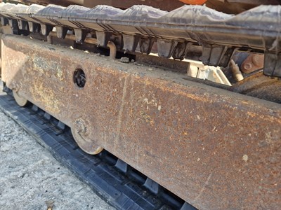 Lot 2018 Kubota K008-3 Rubber Tracks, Blade, Offset, Piped, Expanding Undercarriage, Roll Bar