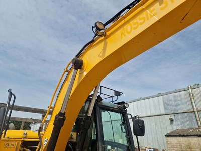 Lot 2015 JCB JS145LC, 700mm Steel Tracks, CV, Hill Hydraulic QH, Piped, Reverse Camera, A/C (EPA Compliant)