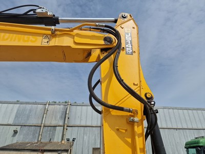 Lot 2015 JCB JS145LC, 700mm Steel Tracks, CV, Hill Hydraulic QH, Piped, Reverse Camera, A/C (EPA Compliant)