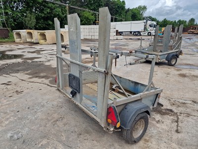 Lot Bateson Single Axle Quad Trailer/Traffic Light Trailer