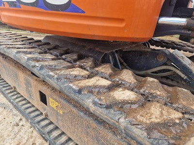 Lot 2019 Hitachi ZX26U-6 Rubber Tracks, Blade, Offset, Whites Manual QH, Piped