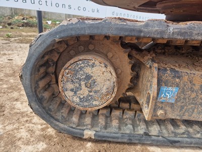 Lot 2019 Hitachi ZX26U-6 Rubber Tracks, Blade, Offset, Whites Manual QH, Piped