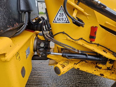 Lot 2014 JCB TM320S Agri, Turbo Powershift Articulated Telehandler, Pin & Cone Headstock, Joystick Controls, SRS, A/C