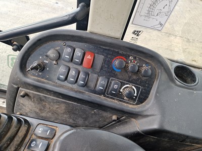 Lot 2014 JCB TM320S Agri, Turbo Powershift Articulated Telehandler, Pin & Cone Headstock, Joystick Controls, SRS, A/C