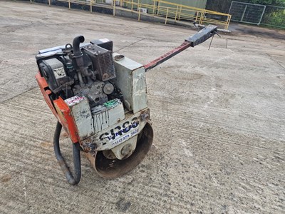 Lot 220 - 2009 Benford 1-71HEW Single Drum Vibrating Pedestrian Roller