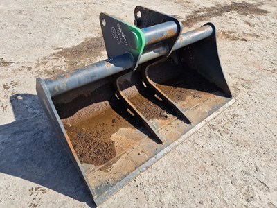 Lot 803 - Unused Terex 60" Grading Bucket to suit Terex TC125 Excavator