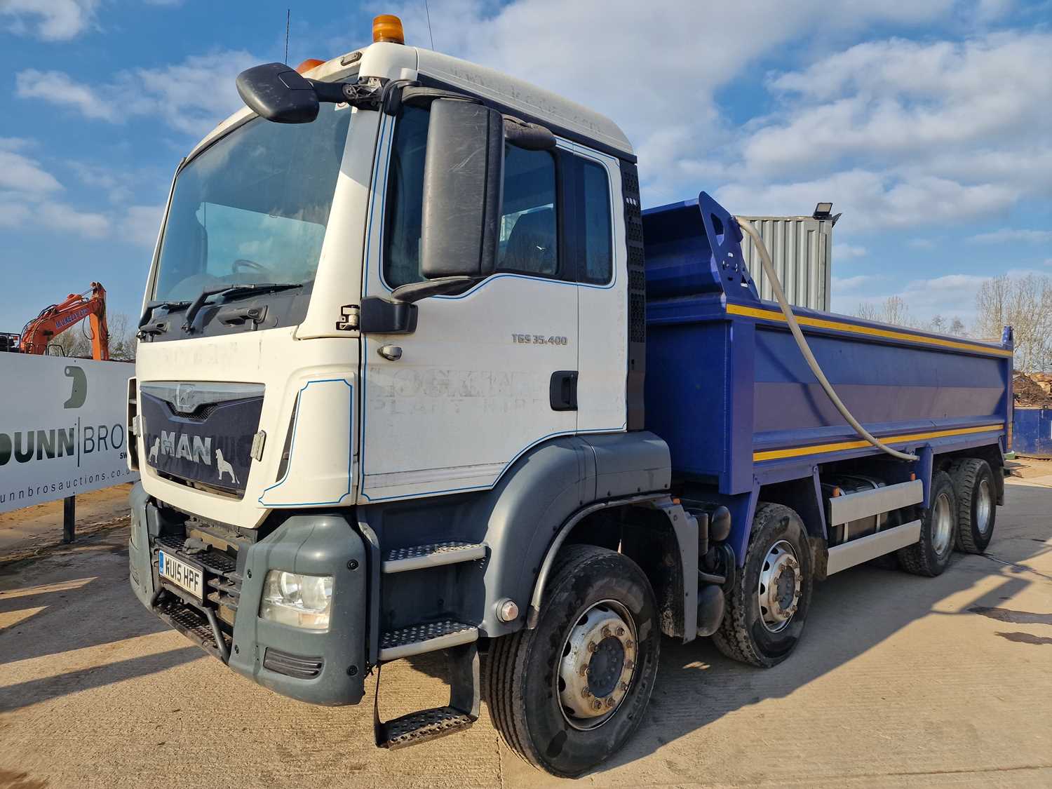 2015 MAN TGS35.400 8x4 Tipper Lorry, Thompsons Body,