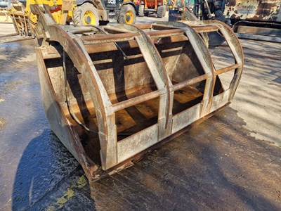 Lot 90" Hydraulic Grab Bucket to suit JCB Telehandler