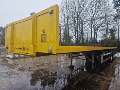 Lot 70 - 2003 Wheelbase WPS3/38 Tri Axle Flat Bed Trailer