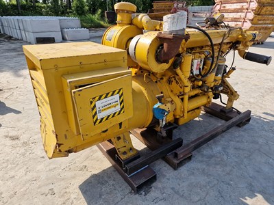 Lot CAT 288KvA Skid Mounted Generator, CAT D343 Engine