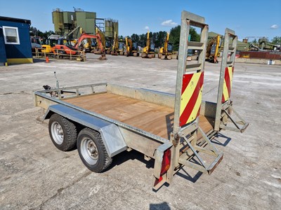 Lot 2009 Indespension AD2800 3.5 Ton Twin Axle Plant Trailer, Ramps