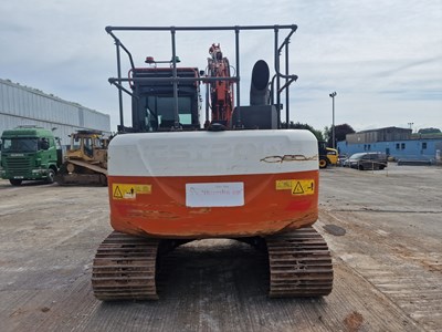 Lot 2020 Hitachi ZX130LCN-6, 700mm Steel Tracks, VG, CV, Hill Hydraulic QH, Piped, 3 Way Camera, A/C, Strickland 24" Bucket (EPA Compliant)