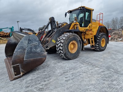 Lot 406 - 2017 Volvo L150H Wheeled Loader, QH, WLI, Reverse Camera, Auto Lube, A/C