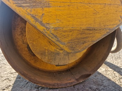 Lot 2017 Terex MBR71 Single Drum Vibrating Pedestrian Roller