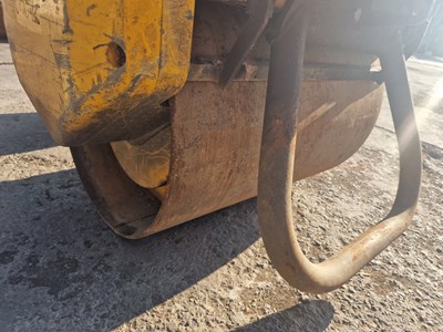Lot 2017 Terex MBR71 Single Drum Vibrating Pedestrian Roller