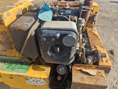 Lot 2017 Terex MBR71 Single Drum Vibrating Pedestrian Roller