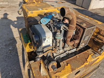 Lot 2017 Terex MBR71 Single Drum Vibrating Pedestrian Roller