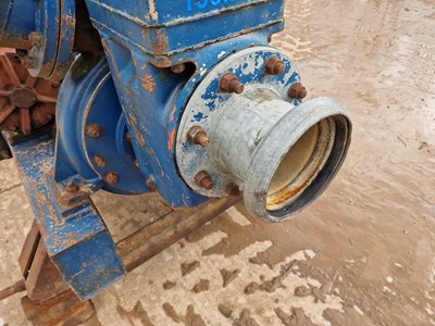 Lot 525 - Sykes XD60A 6" Water Pump, Lister Engine
