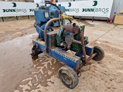 Lot 525 - Sykes XD60A 6" Water Pump, Lister Engine