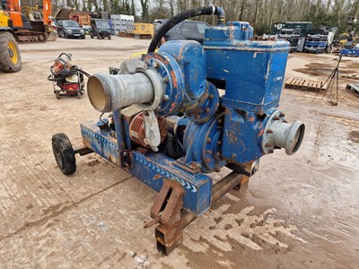 Lot 525 - Sykes XD60A 6" Water Pump, Lister Engine