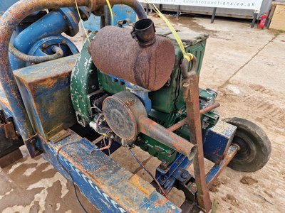 Lot 525 - Sykes XD60A 6" Water Pump, Lister Engine
