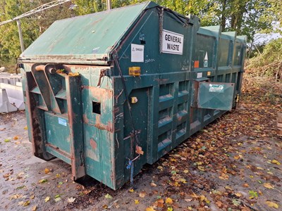 Lot Thetford International 400Volt Waste Compactor Skip to suit Hook Loader Lorry