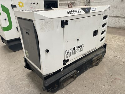 Lot 2015 SDMO R22C3 20KvA Generator, Mitsubishi Engine