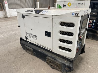 Lot 2015 SDMO R22C3 20KvA Generator, Mitsubishi Engine